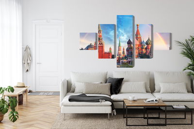 Ljuddämpande tavla - Panorama of the red square