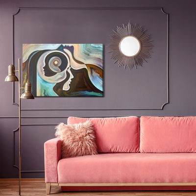 Ljuddämpande tavla - Abstraction of the human