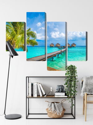 Ljuddämpande tavla - Floating houses