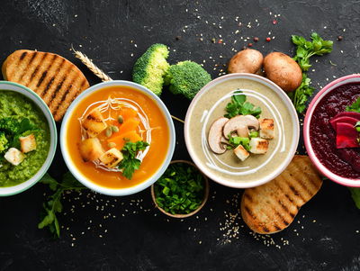 Ljuddämpande tavla - Vegetable cream soups