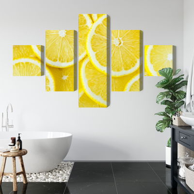 Ljuddämpande tavla - Lemon slices