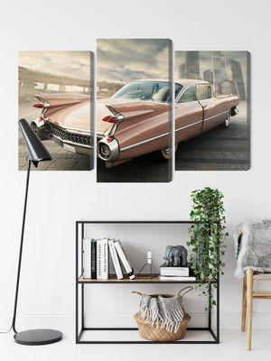Ljuddämpande tavla - Vintage style car