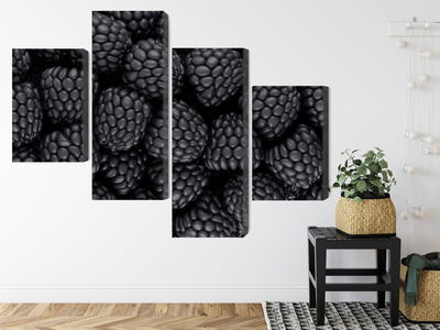 Ljuddämpande tavla - Blackberries on a macro scale