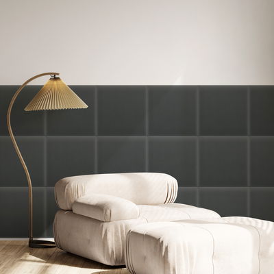 Firkantet lydabsorber - fløjl