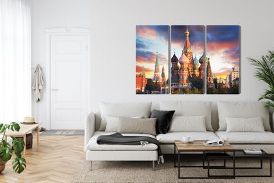 Ljuddämpande tavla - Moscow view of the red