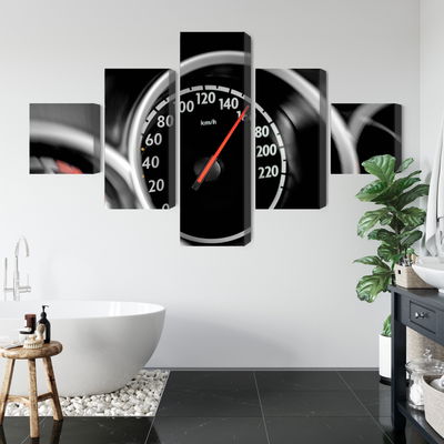 Ljuddämpande tavla - Car speedometer