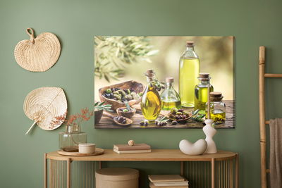 Ljuddämpande tavla - Olive oil with spices
