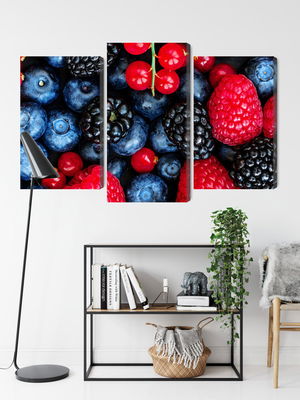 Ljuddämpande tavla - Forest fruits on a macro