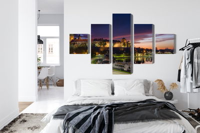 Ljuddämpande tavla - Wawel royal castle at sunrise