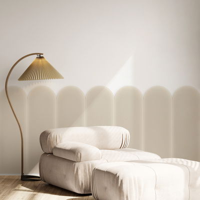 Lydabsorber i bueform - fløjl