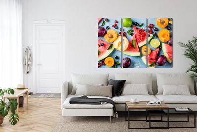 Ljuddämpande tavla - Holiday fruit