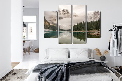 Ljuddämpande tavla - Moraine Lake in banff