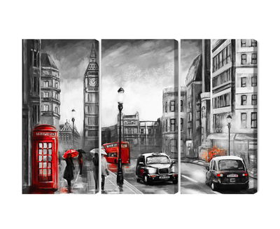 Ljuddämpande tavla - London street view