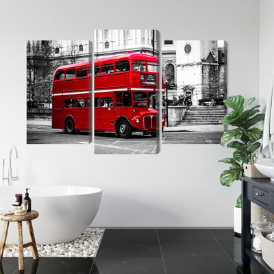 Ljuddämpande tavla - A double decker bus in London