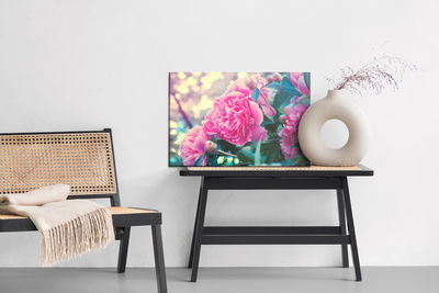 Ljuddämpande tavla - Peony bush