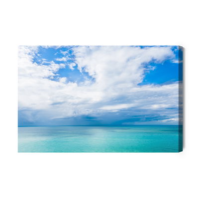 Ljuddämpande tavla - Azure sea and sky