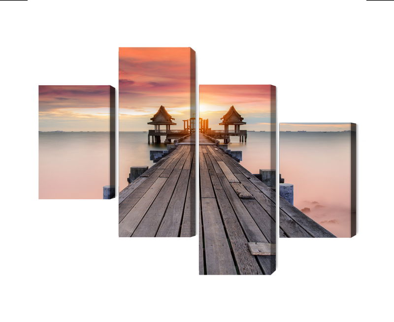 Ljuddämpande tavla - Hazy sea