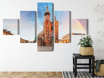 Ljuddämpande tavla - St. mary's basilica in Kraków