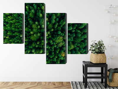 Ljuddämpande tavla - Aerial view of the green