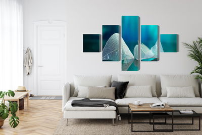 Ljuddämpande tavla - Delicate leaves close up