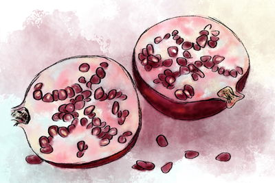 Ljuddämpande tavla - Watercolor grenades