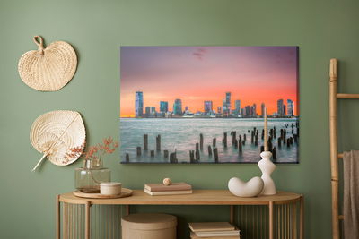 Ljuddämpande tavla - Hudson river, Usa