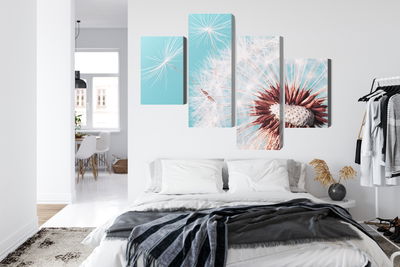 Ljuddämpande tavla - Dandelion flower on a macro