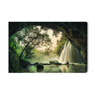 Ljuddämpande tavla - Waterfall in the khao yai