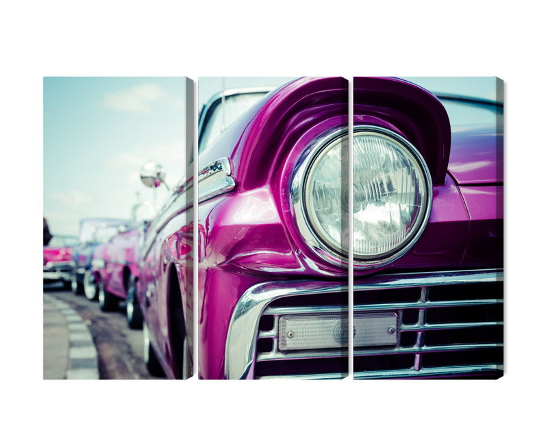 Ljuddämpande tavla - Retro style car headlight