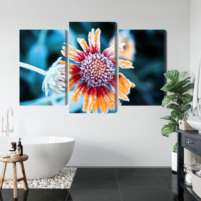 Ljuddämpande tavla - Rudbeckia flowers covered