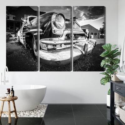 Ljuddämpande tavla - Black and white american