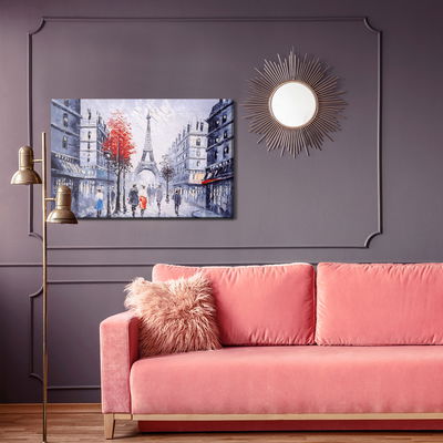 Ljuddämpande tavla - Parisian construction