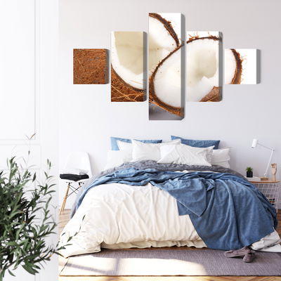 Ljuddämpande tavla - Coconut halves