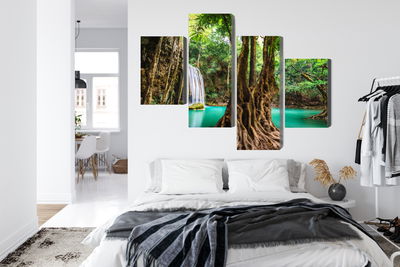 Ljuddämpande tavla - Erawan waterfalls