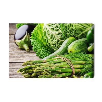 Ljuddämpande tavla - Bunch of green vegetables