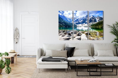 Ljuddämpande tavla - Lake morskie oko 3d