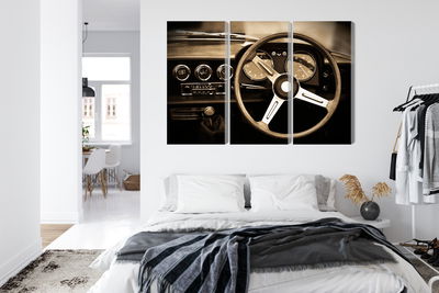 Ljuddämpande tavla - The dashboard of an antique