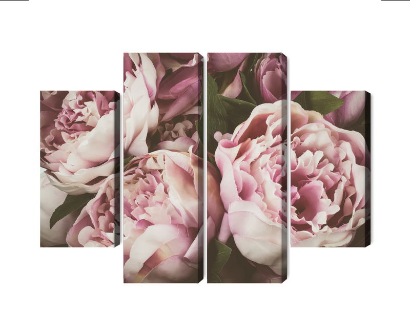 Ljuddämpande tavla - Delicate vintage peony