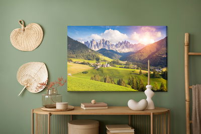 Ljuddämpande tavla - Beautiful mountain landscape