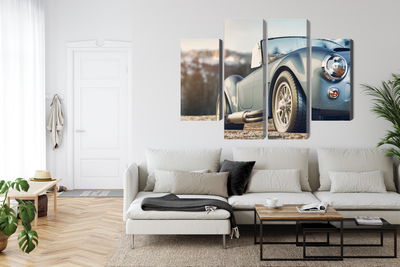 Ljuddämpande tavla - Classic retro car