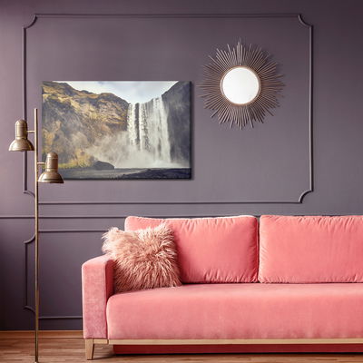 Ljuddämpande tavla - Skogafoss waterfall