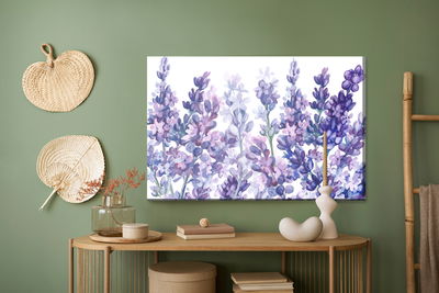 Ljuddämpande tavla - Watercolor lavender