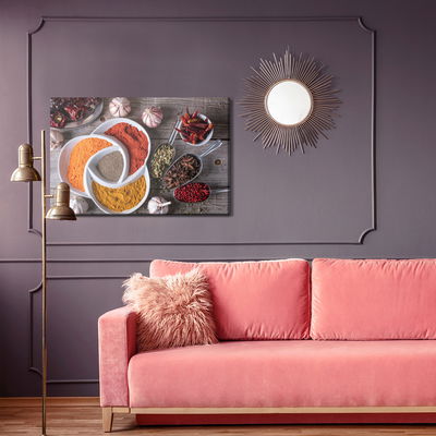 Ljuddämpande tavla - Colorful spicy spices