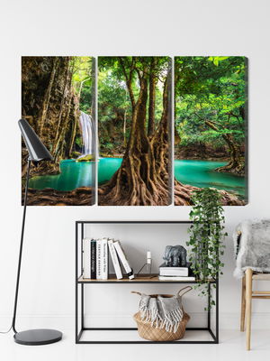 Ljuddämpande tavla - Erawan waterfalls