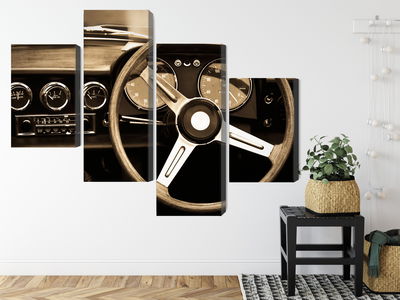 Ljuddämpande tavla - The dashboard of an antique