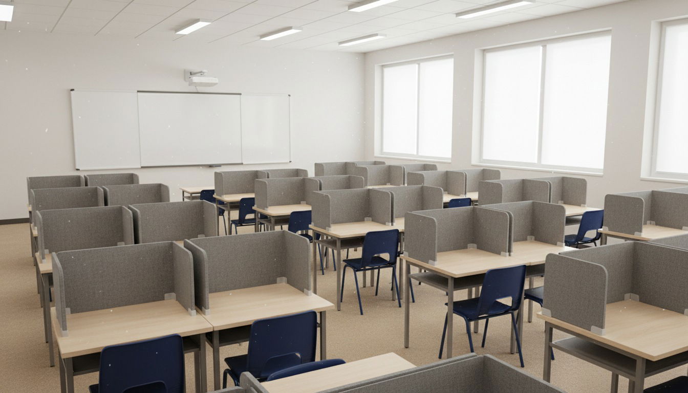 Kunskapsportal om bordsskärmar för skola – bättre ljudmiljö i klassrum samt ljudisolering och vibrationsdämpning