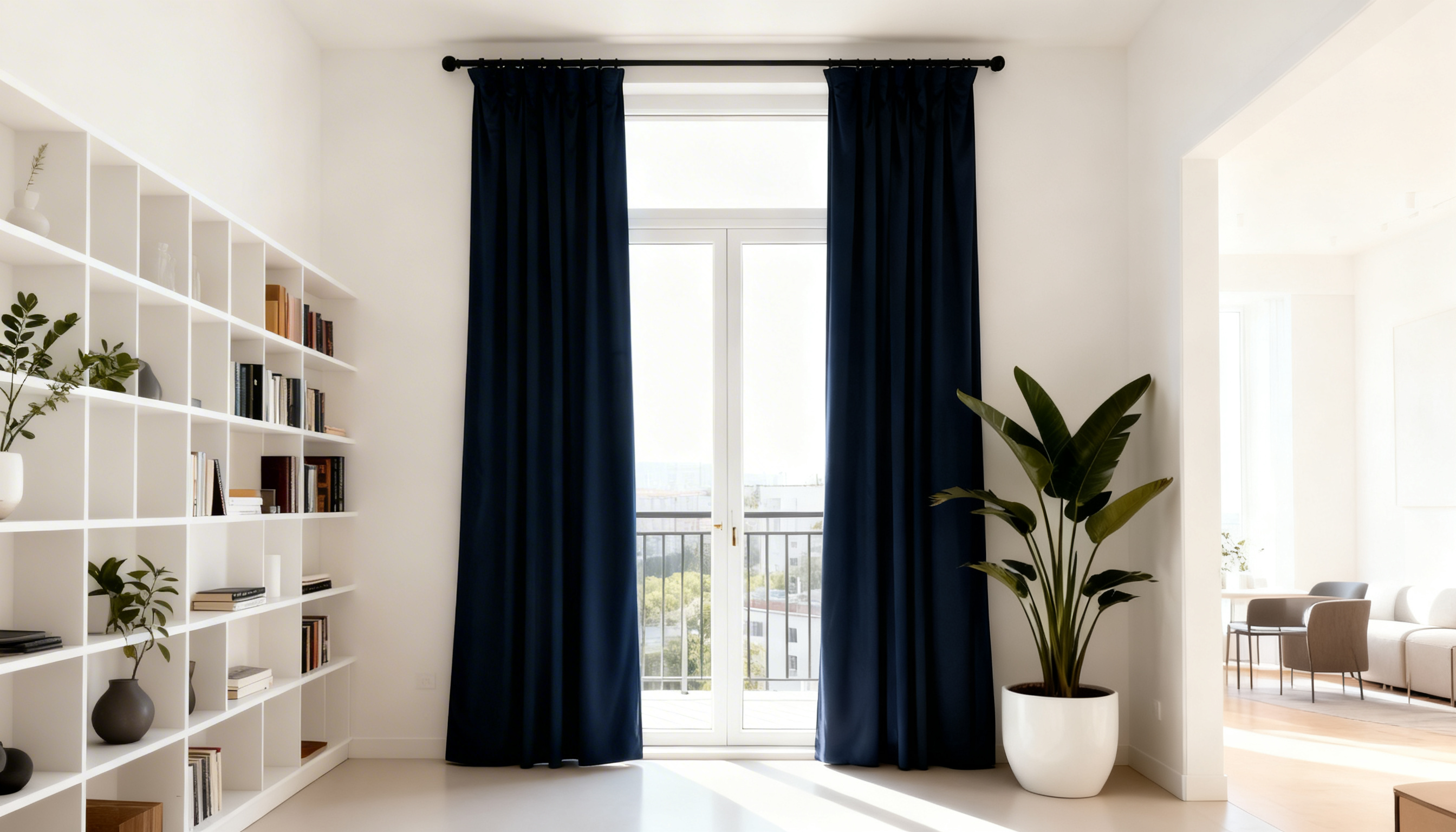 Ljudabsorberande gardiner