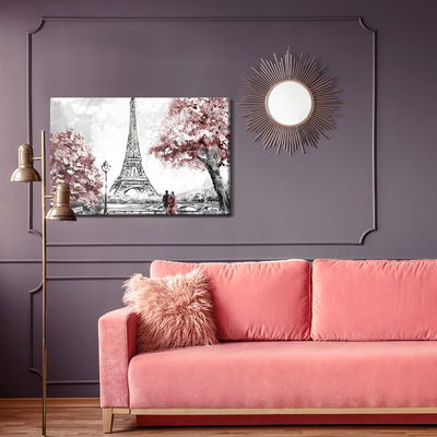 Ljuddämpande tavla - Romantic view in Paris
