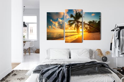 Ljuddämpande tavla - Tropical beach in punta