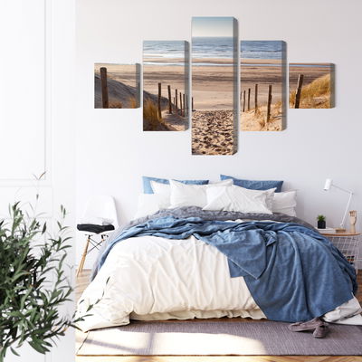 Ljuddämpande tavla - Sandy path to the north sea